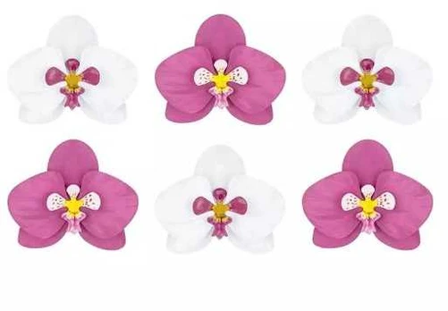 Party Deco Blomster dekoration DIY, 6 stk