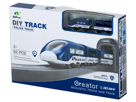 Bėgiai DIY Track Police Train 5991