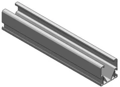 Usorteret Van der Valk - Aliuminio profilis Side++ L=1220 mm XXL