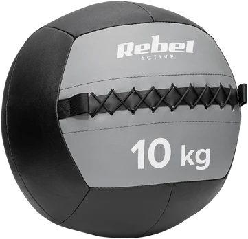 Medicininis kamuolys pratimams 10 kg, REBEL ACTIVE
