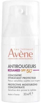 Avene ROSAMED anti-redness protective moisturizing concentrate SPF50+ 30 ml kaina