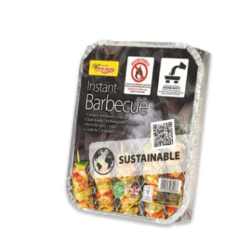 Vienkartinis grilis Bar-Be-Quick FSC®, pilkas