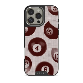 Cue - iPhone 16 Pro Case, Elite Dark (MagSafe) / Silver