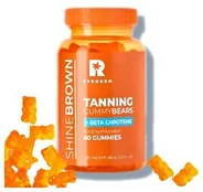 Byrokko BETA CAROTENE TANNING GUMMIES - Įdegio Guminukai, 60vnt kaina