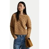 Polo Ralph Lauren Megztinis 211A91216005 Smėlio Straight Fit