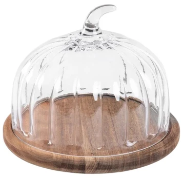 Serviravimo padėklas Homla Pumpkin, 19 cm x 24 cm, 19 cm, Skaidri sp./Ruda sp.