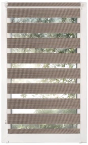 Ritininė užuolaida Karpol Basic, ruda, 100 cm x 150 cm kaina
