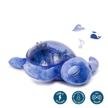 Sieninis ir lubų projektorius Cloud B Tranquil Turtle, mėlyna