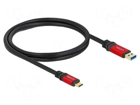 DELOCK USB 10 Gbps Kabelis USB Type-A St. zu USB Typ-C St. 1m
