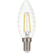LED žvakės lemputė E14 3W 2 700 K Vamzdis susuktas