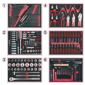 Įrankių rinkinys mechanikui 310-vnt SCS, KS Tools