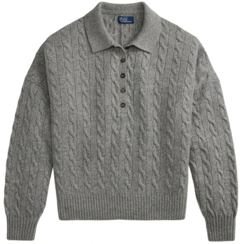 Megztinis moterims, Pilka, Sweater-polo