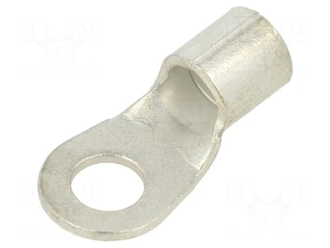 Tip: ring | M8 | 25mm2 | crimped | for cable | tinned | copper | 8.5mm