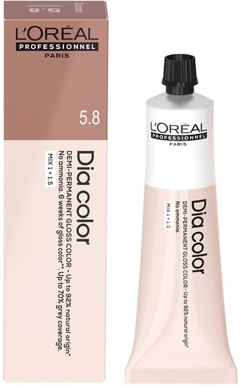 L'Oreal DIA COLOR pusiau nuolatinis dažymas be amoniako #5.5 60 ml
