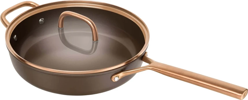 Zwilling Milano Schmorpfanne mit Glasdeckel 28 cm, Braun