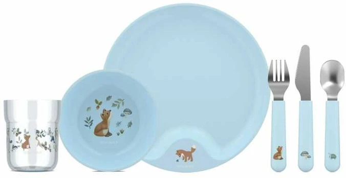 Little Dutch Children’s Dinnerware 6-Piece Set ´Forest Friends´