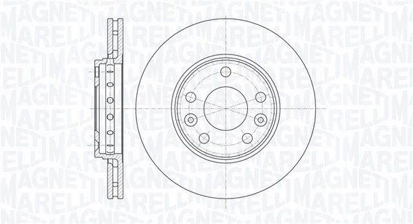 Stabdžių diskas MAGNETI MARELLI 361302040110