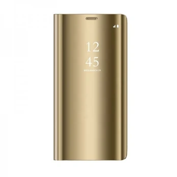 TelForceone Smart Clear View dėklas, skirtas Samsung Galaxy S23 FE auksinis