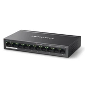 Komutatorius - Mercusys MS110P 10-Port PoE, 65W, Valdomas kaina