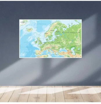 Plakatas Pasaulio žemėlapis (anglų. k.)