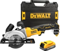 DeWalt diskinis pjūklas DCS571E1T 115 mm 18V Li-lon POWERSTACK 1x1,7Ah XR kaina