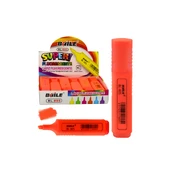 Lean Highlighter Marker For Notes School Office Neon Intense Oranžinis kaina