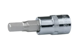 1/4" CHROME Bit socket hexagon, 2,5mm, KS Tools kaina