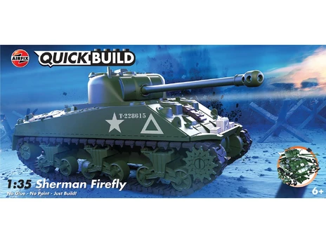 Plastic model Quickbuild Sherman Firefly 1/35