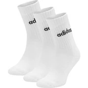 Ilgos kojinės adidas C-HT3455 3-PACK Balta