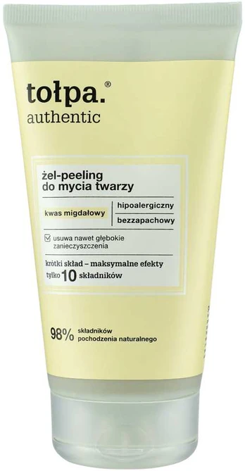 TOŁPA Authentic Żel - peeling do mycia twarzy 150 ml