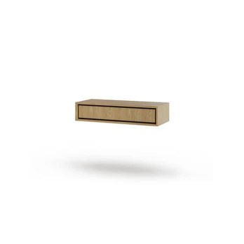 Pakabinama konsolė Deco KT1S, 85x35x18 cm, ruda