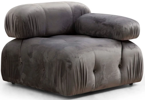 Fotelis Bubble 1R-Grey Pilka
