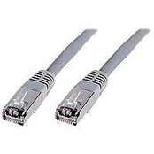 DIGITUS Patchkabel Cat5e SF/UTP 2xRJ45 1,0m CCA grau Hebels. Polybeutel