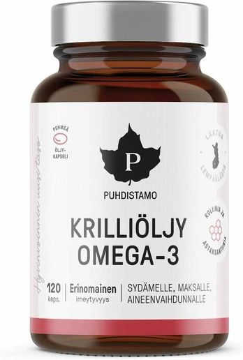 Puhdistamo Krilliöljy Omega-3, 120kaps