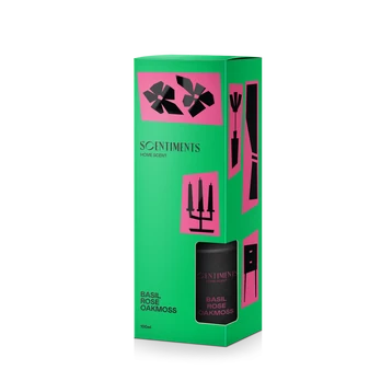 Namų kvapas SCENTIMENTS Basil, Rose & Oakmoss, 100 ml