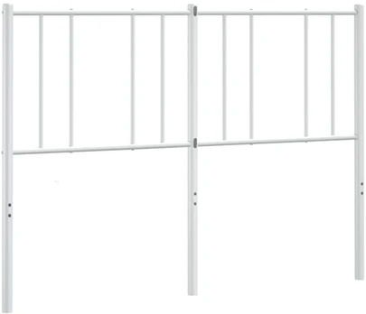 Lova Metalinis pakaitinis galvūgalis, baltos spalvos, 120cm