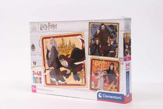 Clementoni CLE puzzle 3x48 SuperKolor HarryPotter 25312