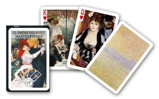 PIATNIK Žaidimo kortos “Impressionist Masterpieces“