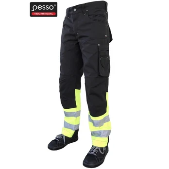 Kelnės Kdcjg, juoda/geltona C58, Pesso