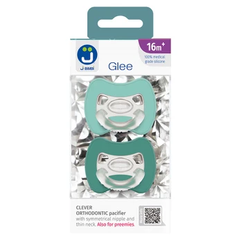 Čiulptukai JBimbi Glee 16m+ Mint-Turquoise 2 vnt.