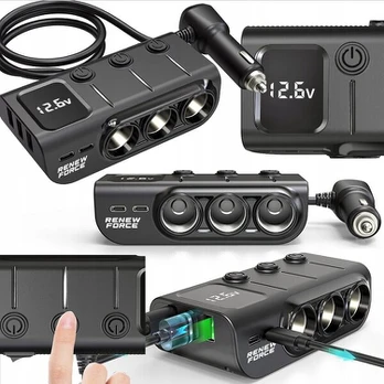 Pridegiklio skirstytuvas 5x USB 120W Quick Charge 3.0