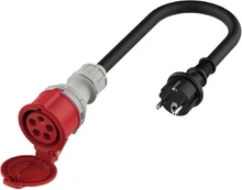 Platinet EV adapter CEE 16A (F) - Schuko 16A (M) (EV_A11C35S) kaina
