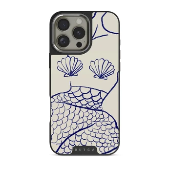 Marine Muse - iPhone 16 Pro Max Case, Elite Dark (MagSafe) / Silver