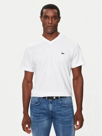 Lacoste Marškinėliai TH5077 Balta Regular Fit