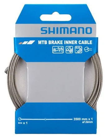 Stabdžių troselis Shimano MTB Extra Long, metalas, sidabro