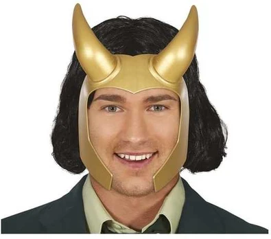 Fiesta Gylden maske med horn