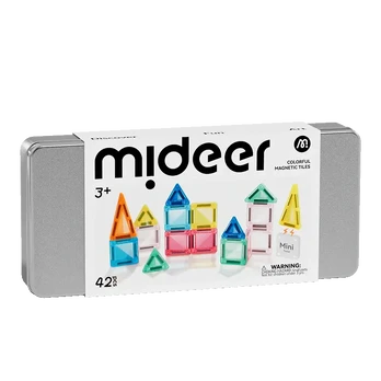 Mideer mini magnetinis konstruktorius metalinėje dėžutėje