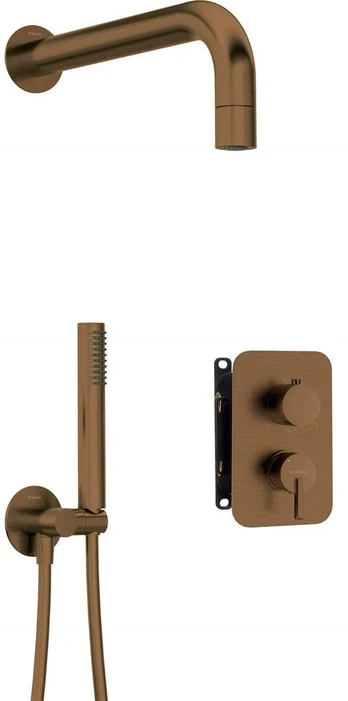 Concealed shower set