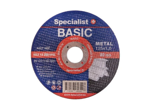 Diskas SPECIALIST+ metalui pjauti BASIC, 125x1x22 mm