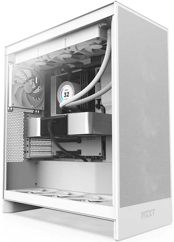 Stacionarus kompiuteris NZXT H7 FLOW ALL Baltas Glasf. CM-H72FW-01